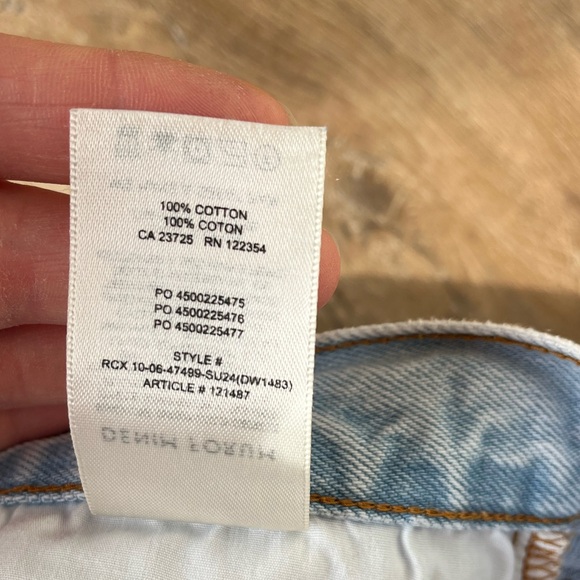 Denim Forum Iggy low rise crop size 27 - Picture 2 of 6
